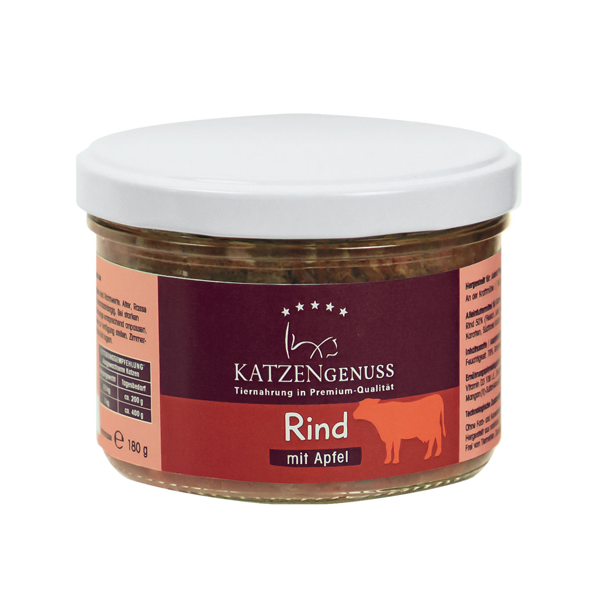 Katzenfutter Rind mit Apfel Katzenfutter Rind mit Apfel