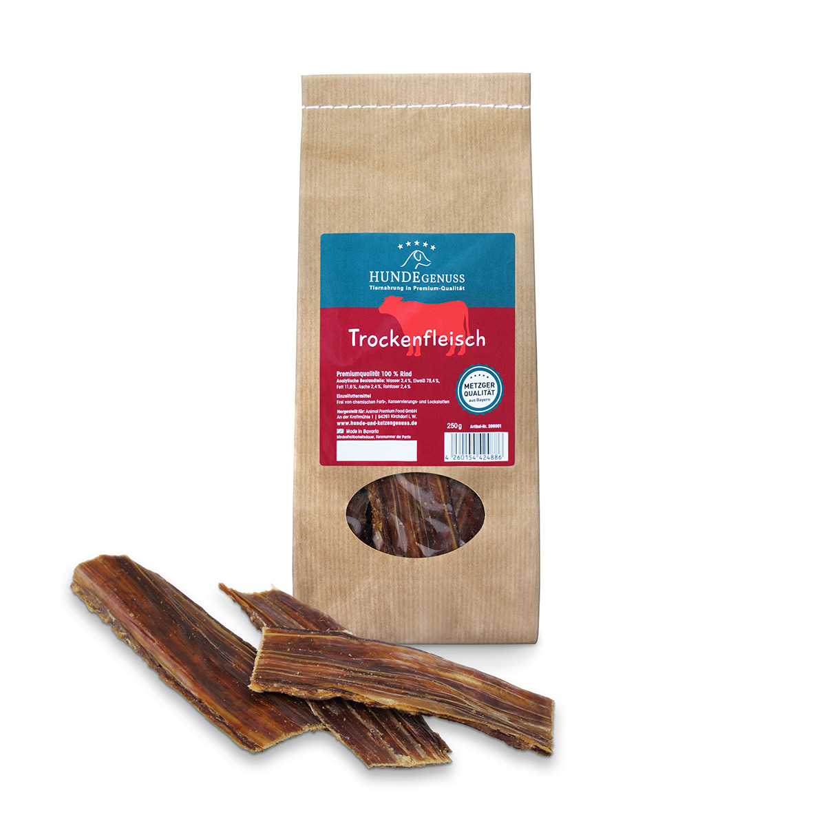 Trockenfleisch 250g Beutel Unser Produkt Trockenfleisch 250g Beutel