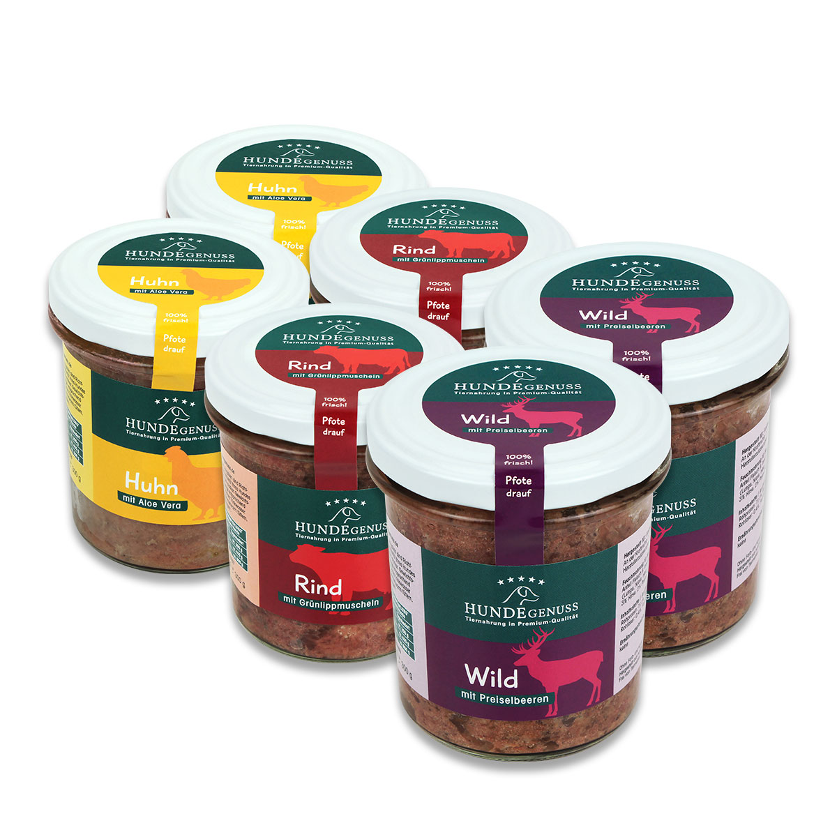 Probierset Glas für den Hund Unser Produkt Probierset Glas für den Hund